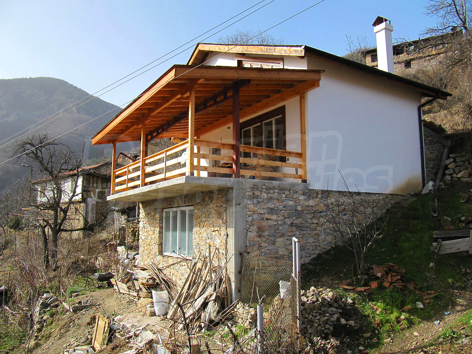 House for sale near Plovdiv, Bulgaria. Restored mountain house with