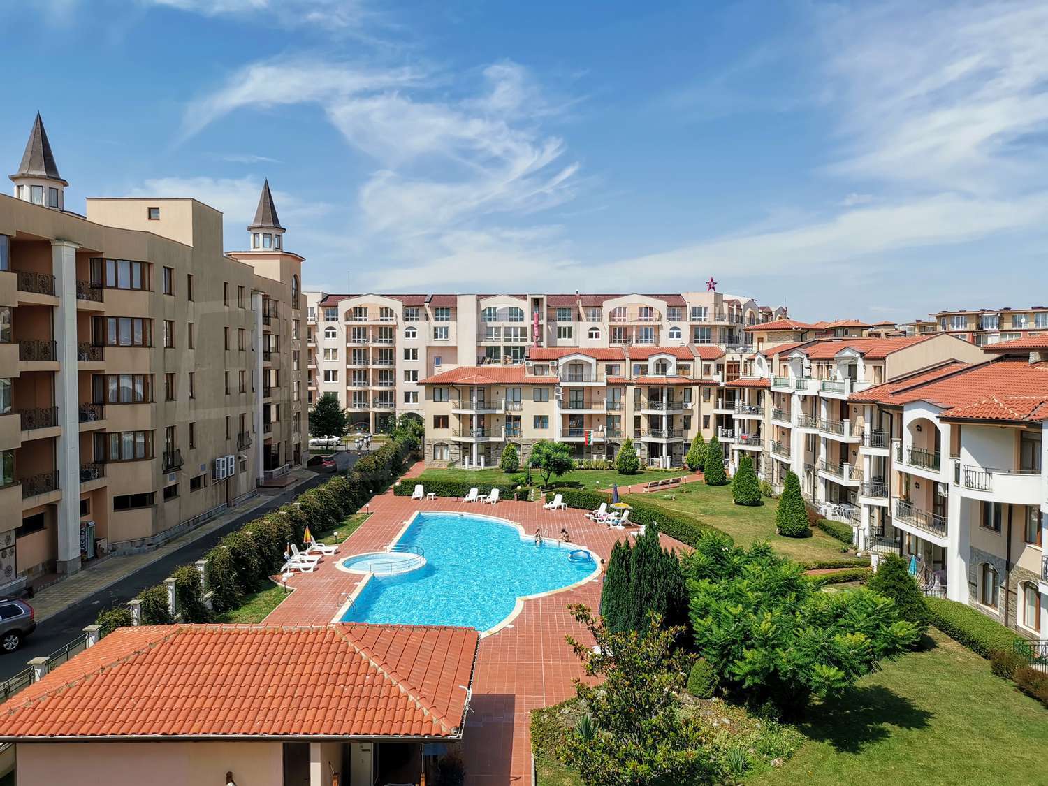 Ednostaen Apartament V K K Slnchev Bryag Kakao Bijch Za Prodazhba Prostorno Studio V Kompleks Na 300 M Ot Plazha V Slnchev Bryag