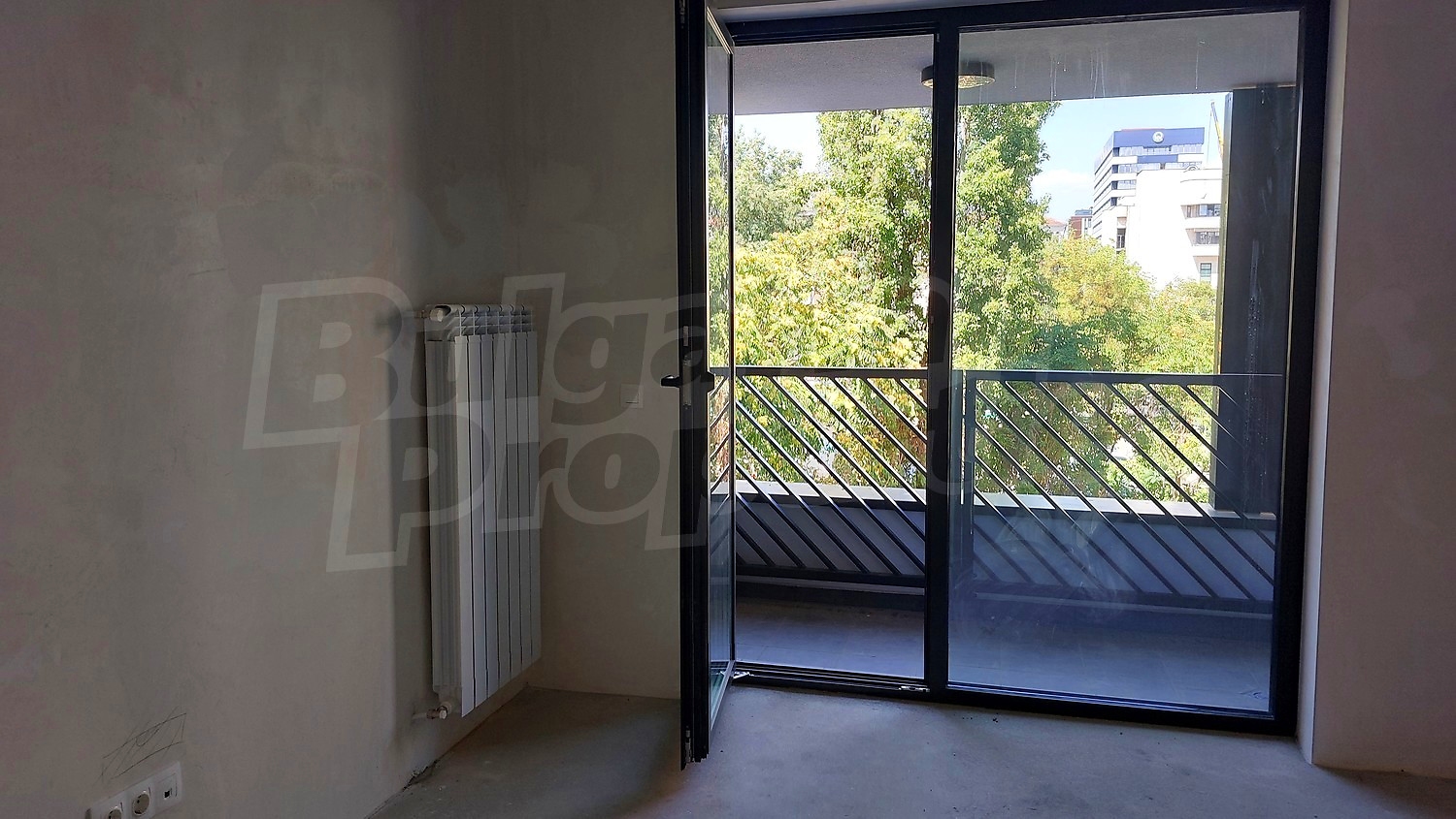 inside, balcony, view from balcony
