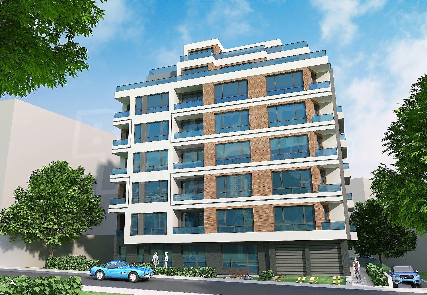 facade, outside, garden