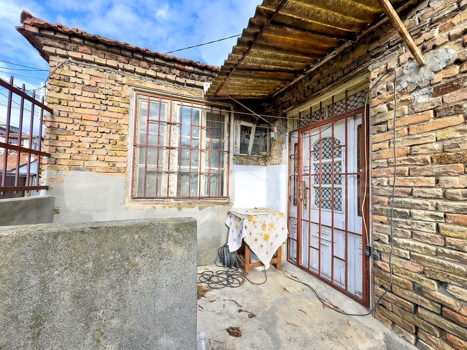 outside, facade