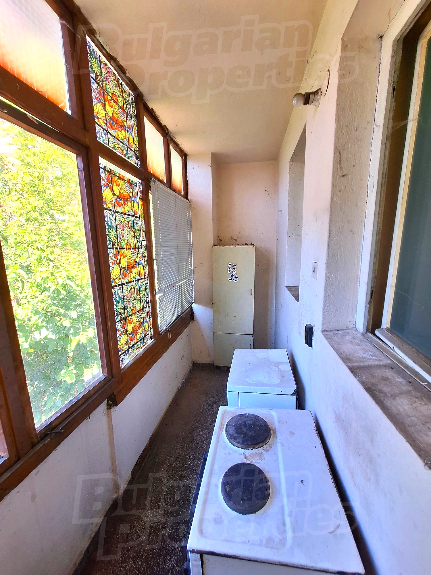balcony, furnished