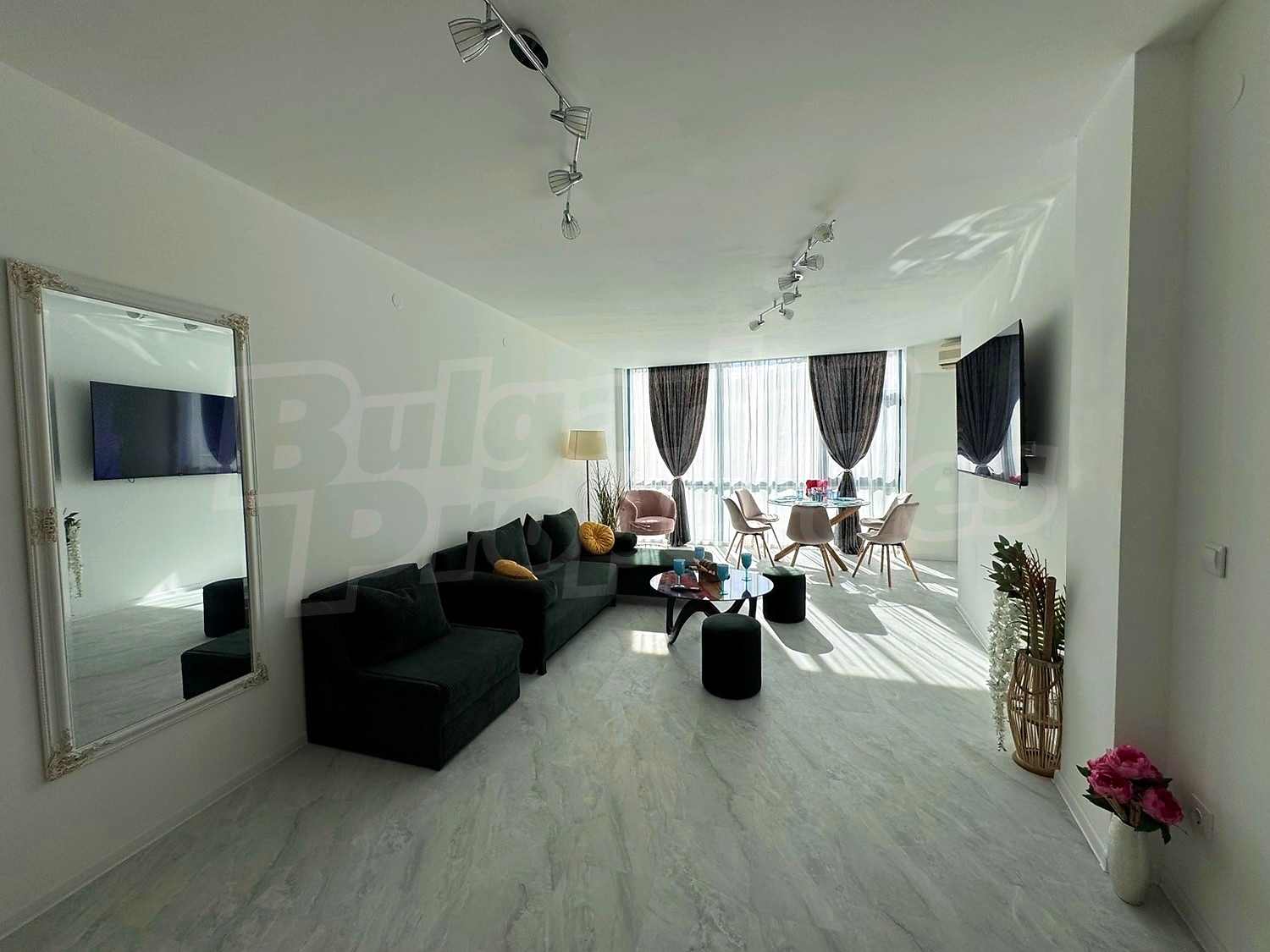 inside, living room, furnished