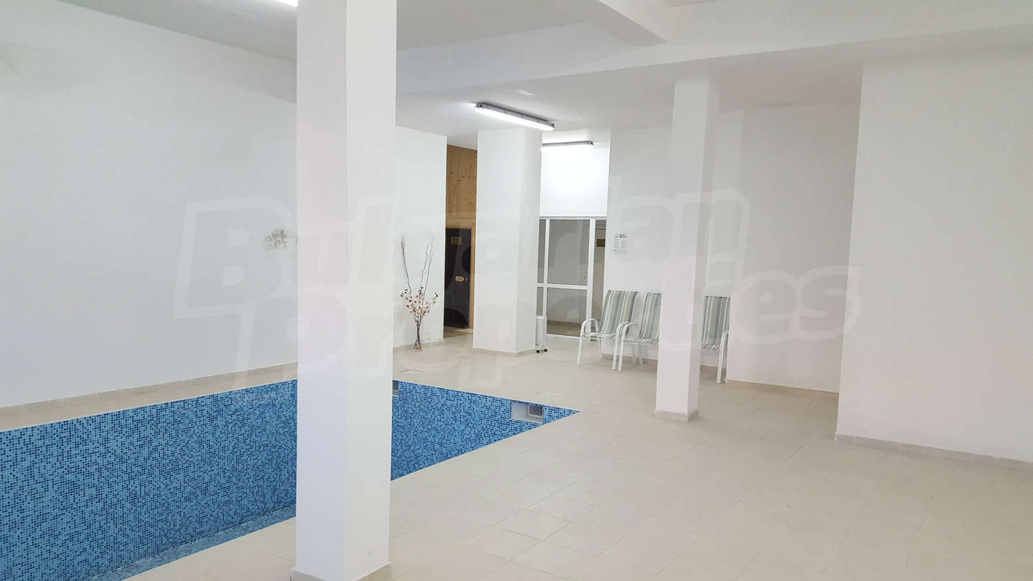 inside, pool