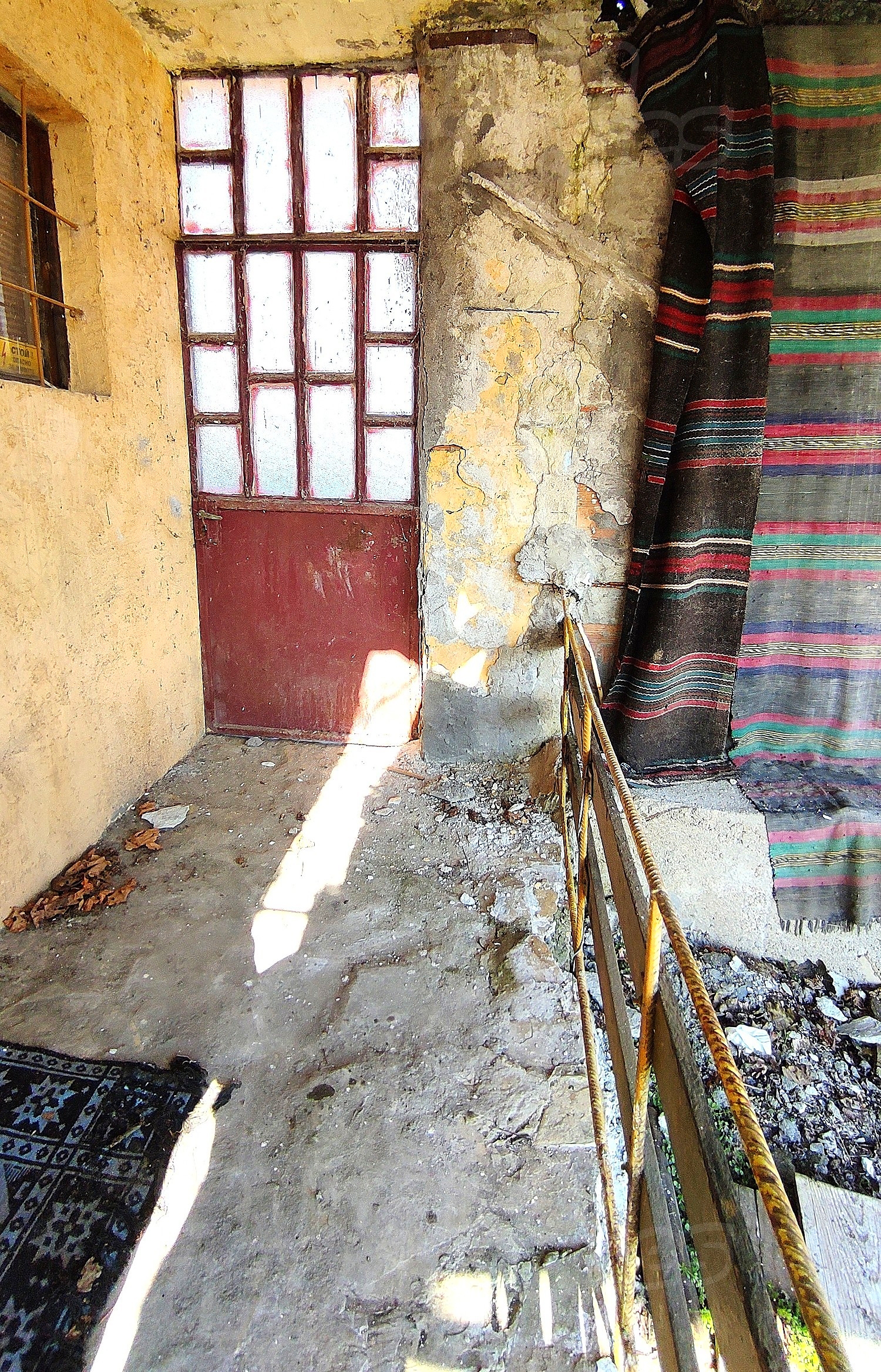 outside