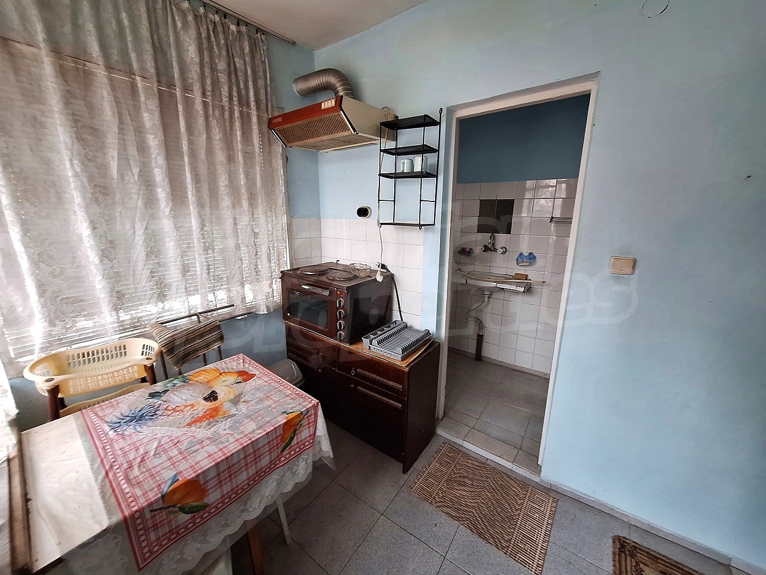 inside, kitchen, bathroom