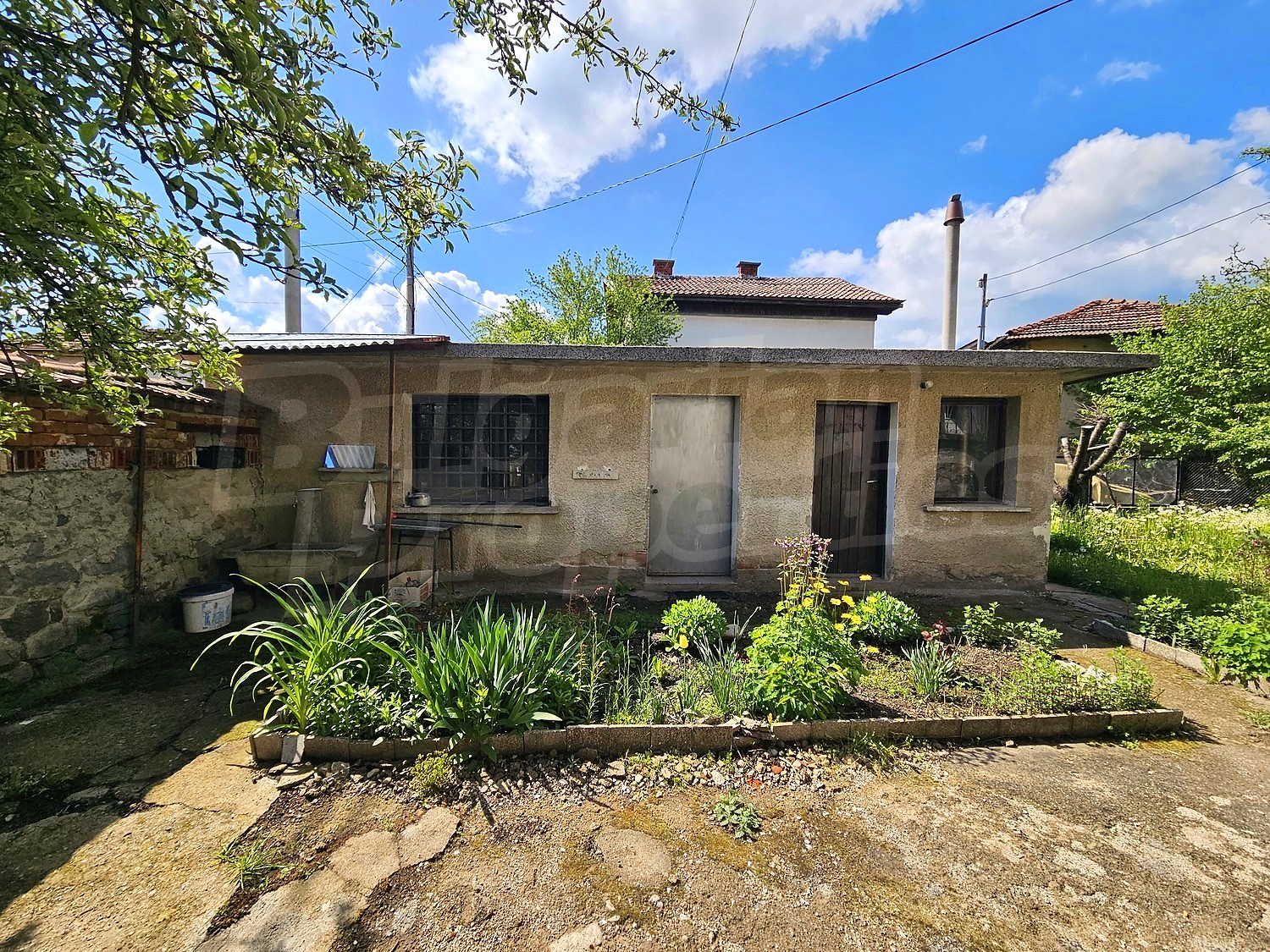 facade, garden, outside