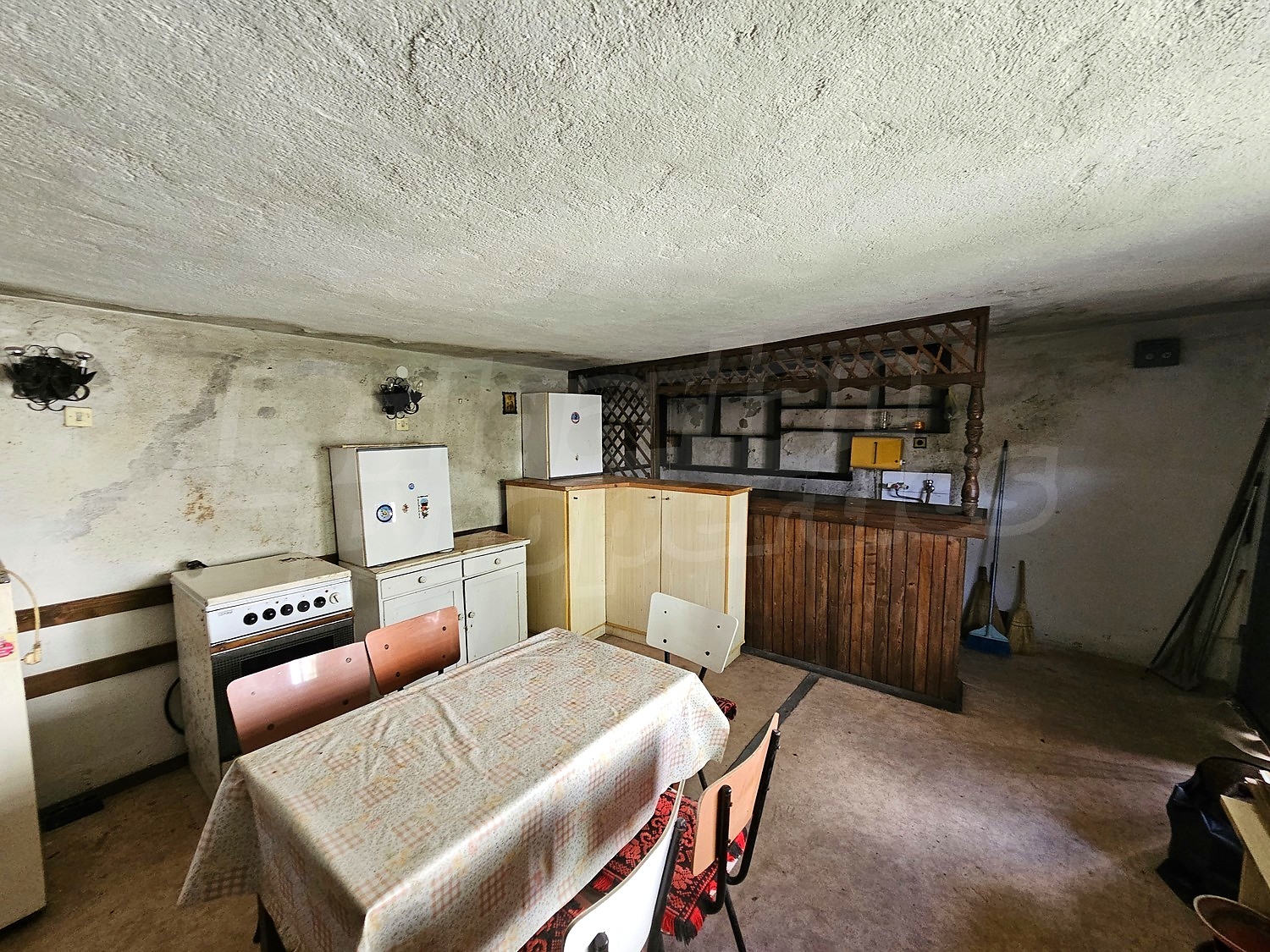 inside, kitchen, furnished