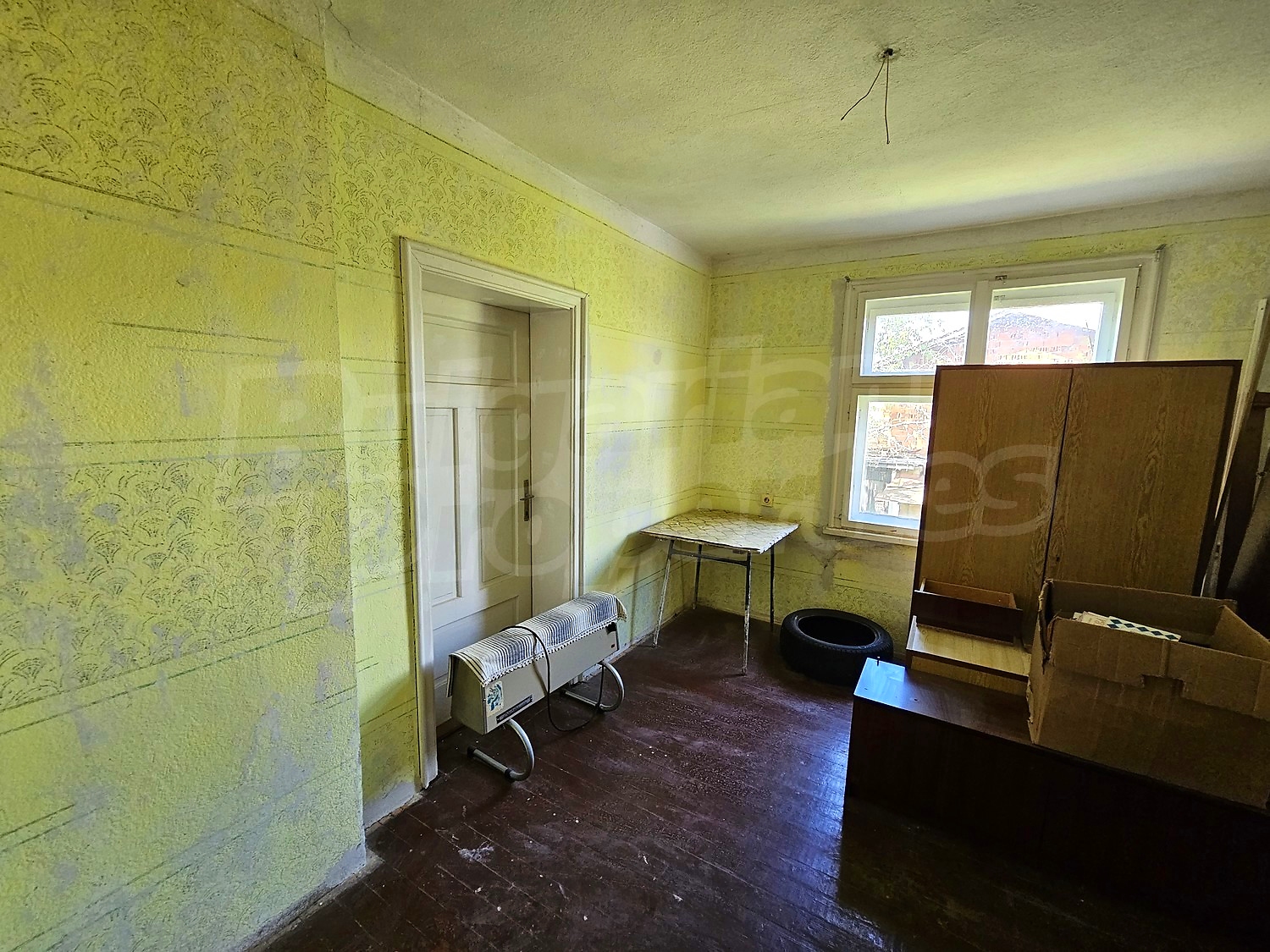 inside, unfurnished