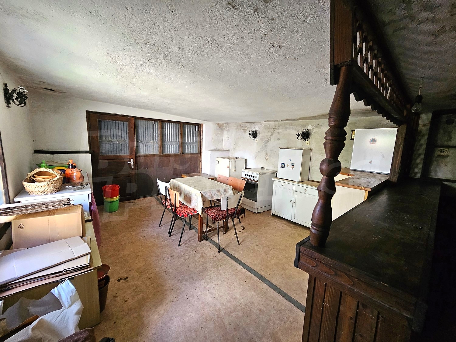 inside, kitchen, furnished
