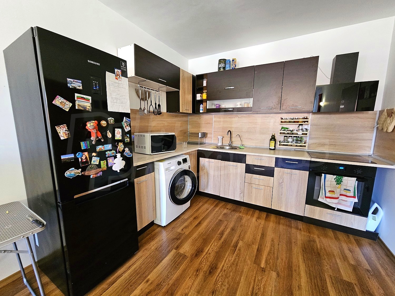 inside, kitchen, furnished