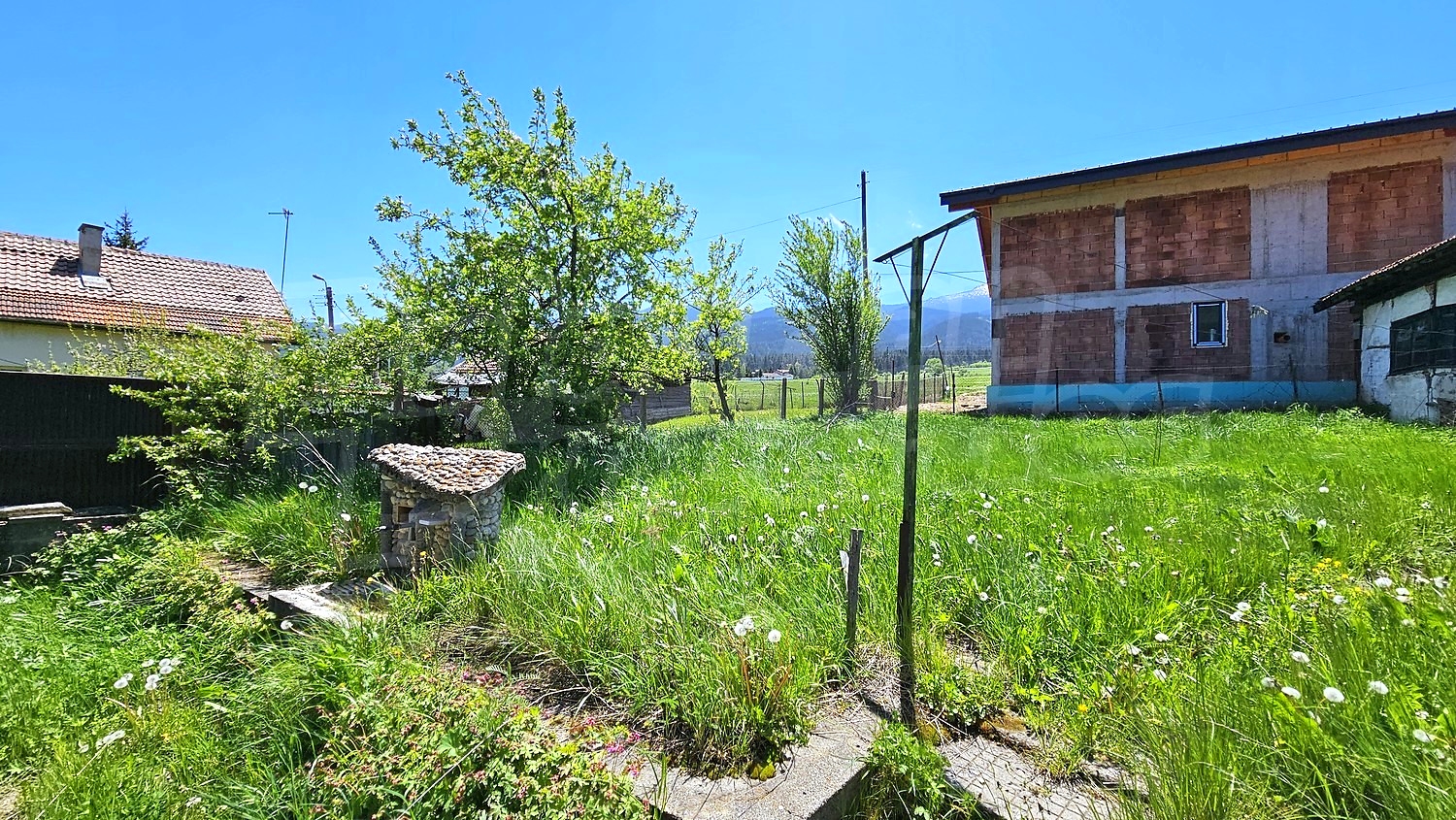outside, garden, mountain, green area