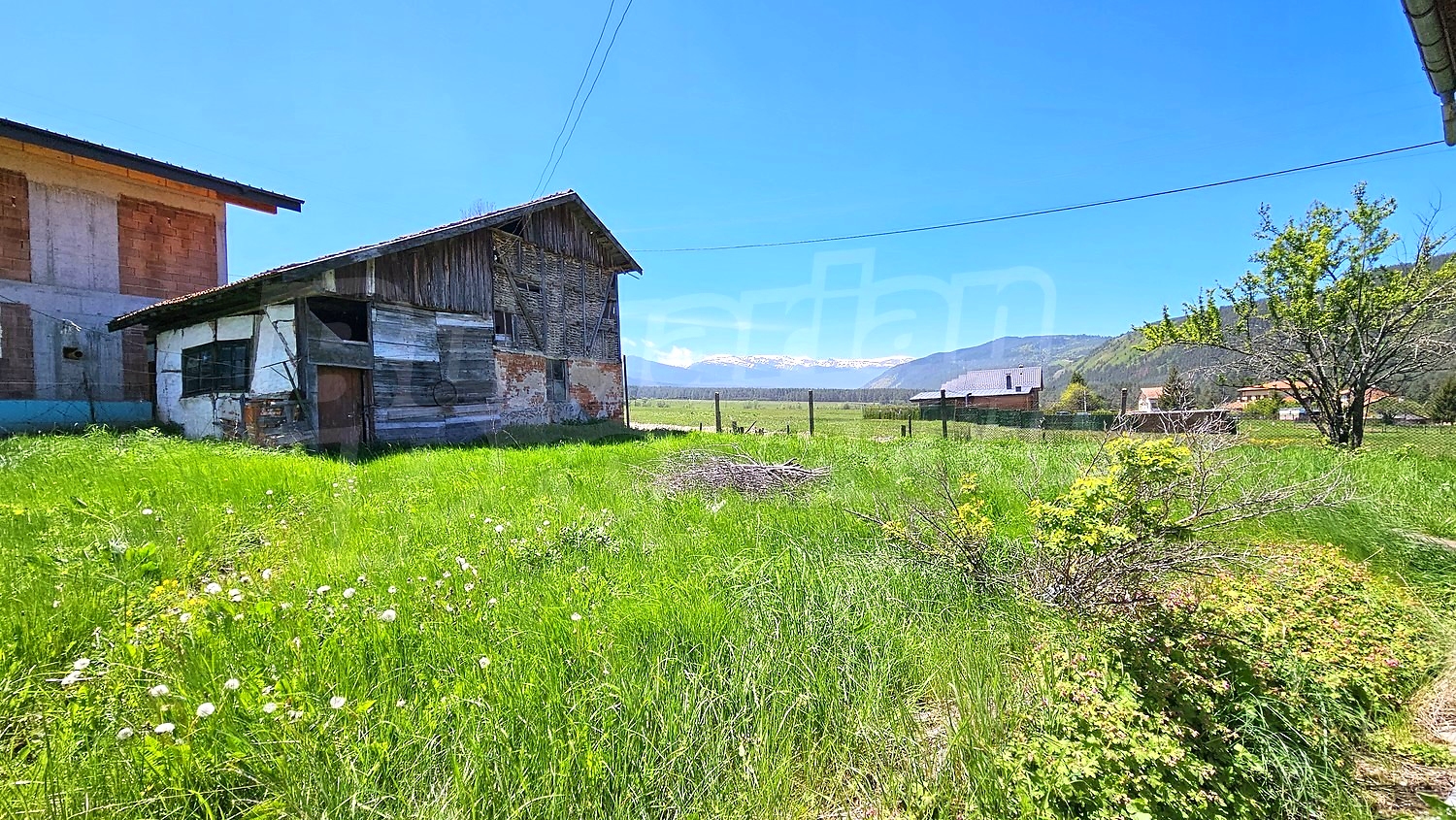 outside, green area, mountain, garden