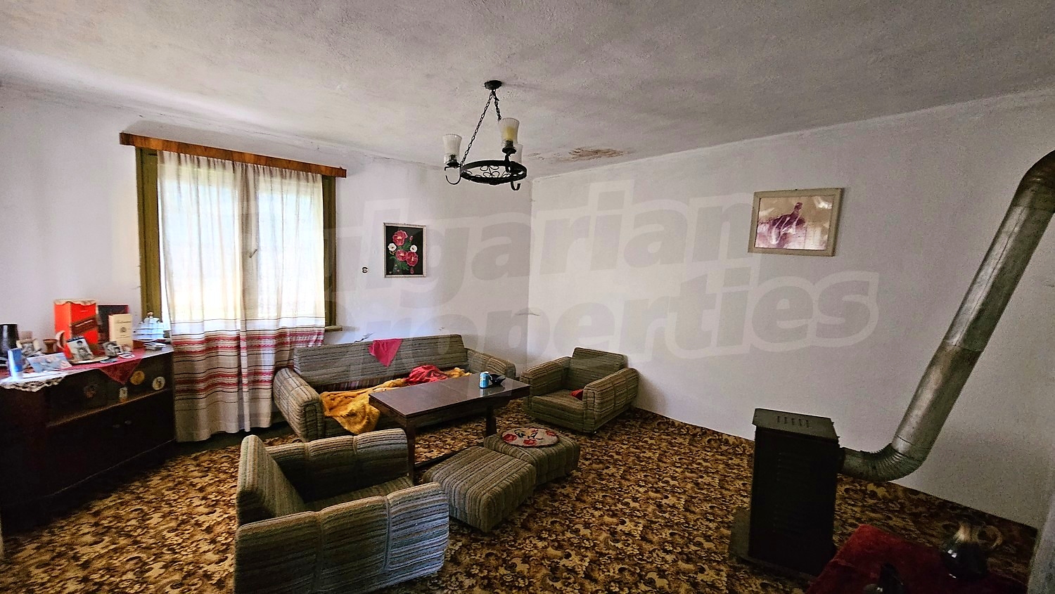 inside, living room, furnished