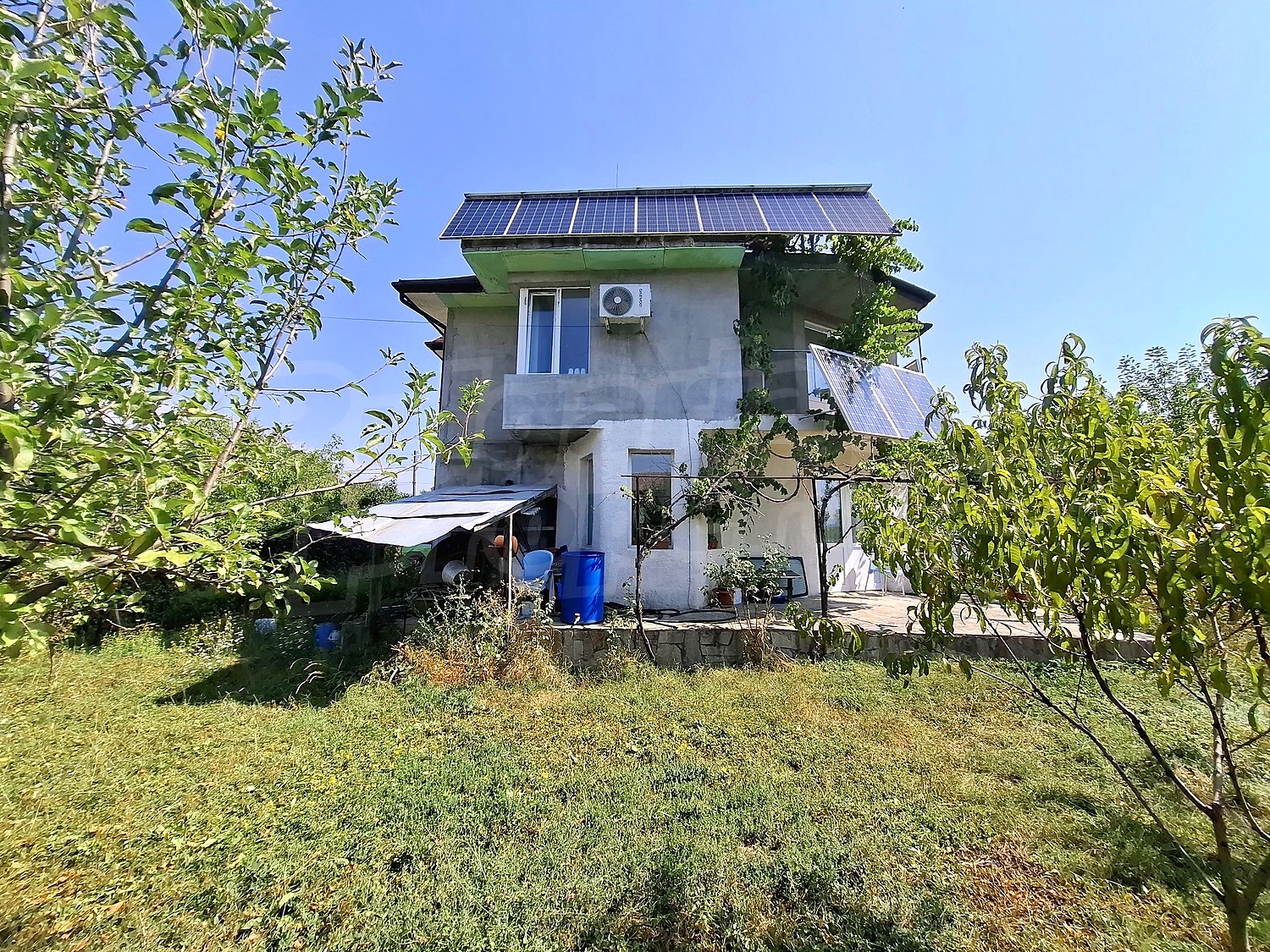 outside, facade, garden, green area