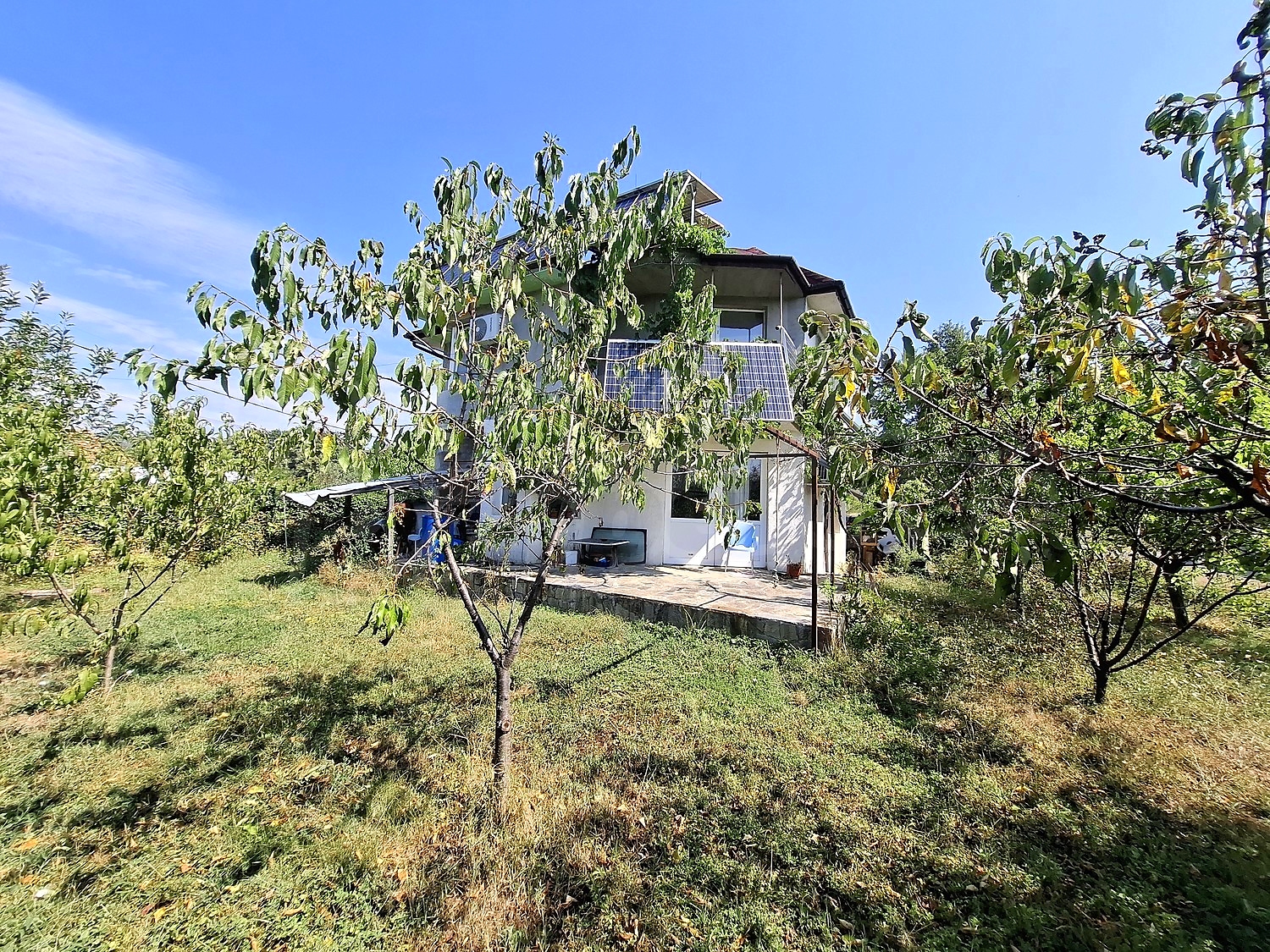 outside, facade, garden, green area