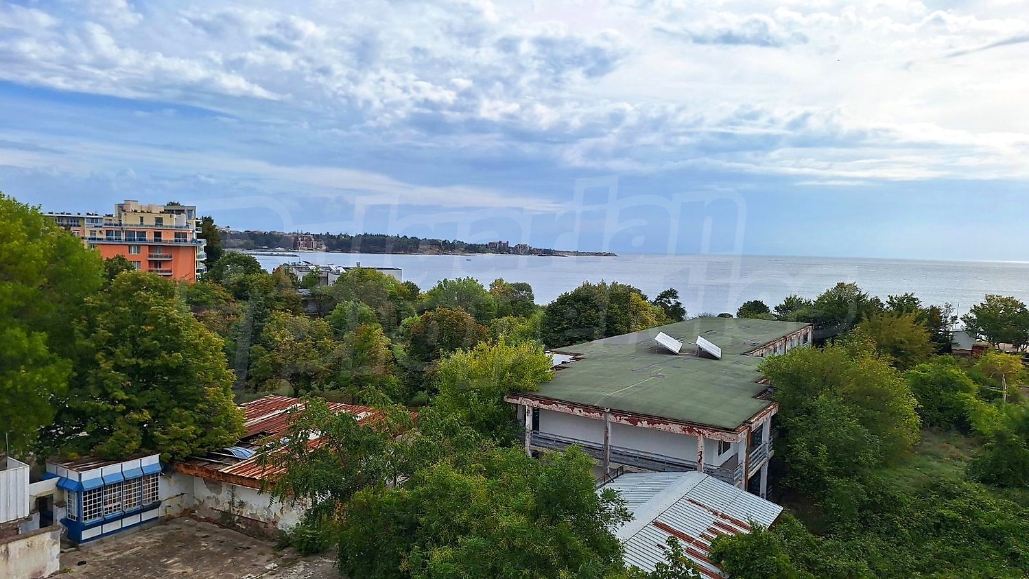 outside, sea, green area