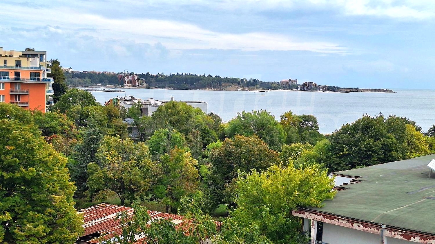 outside, sea, green area
