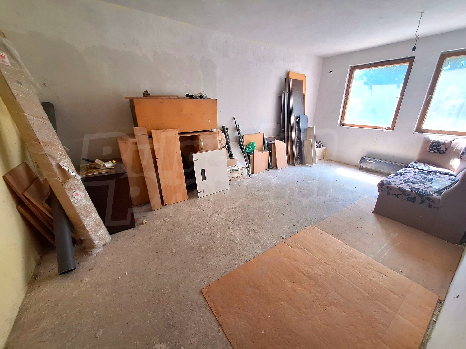 inside, furnished