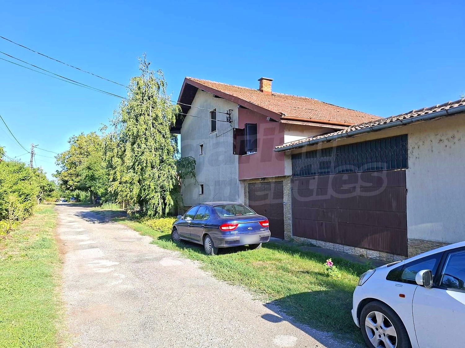 outside, facade, parking, garden
