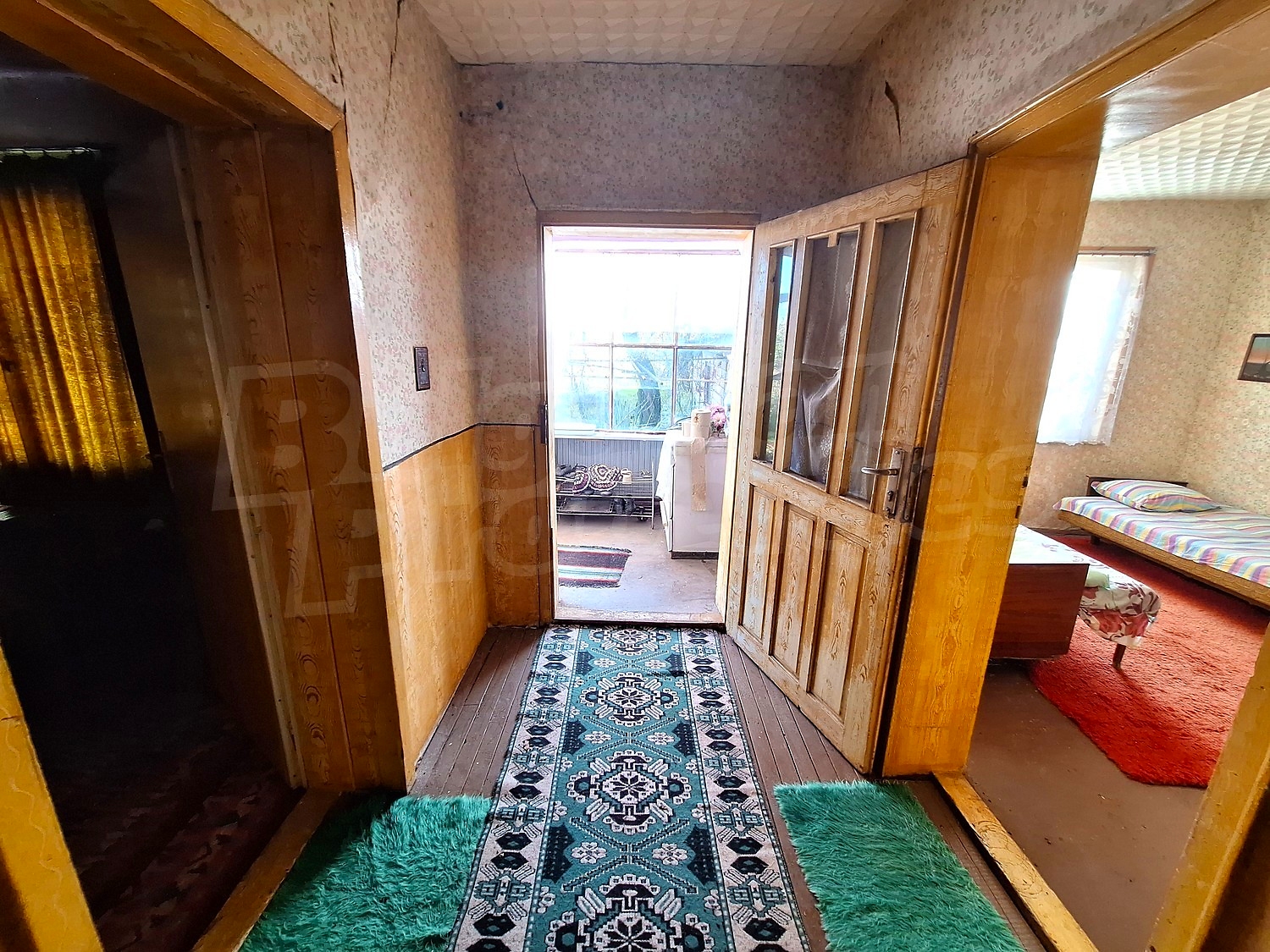 inside, hallway, bedroom