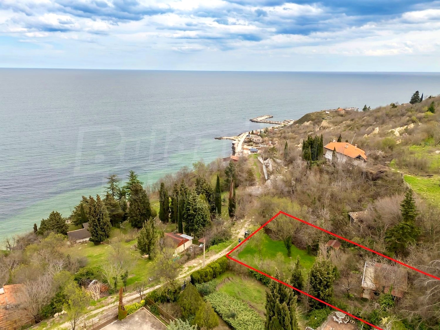 outside, sea, green area