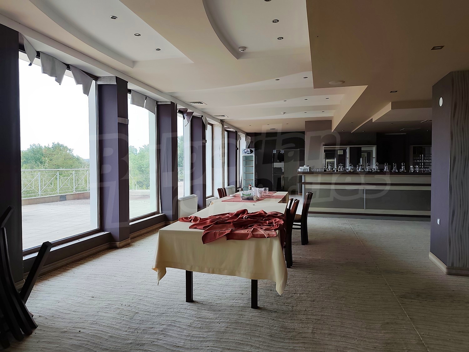 inside, furnished, view from balcony