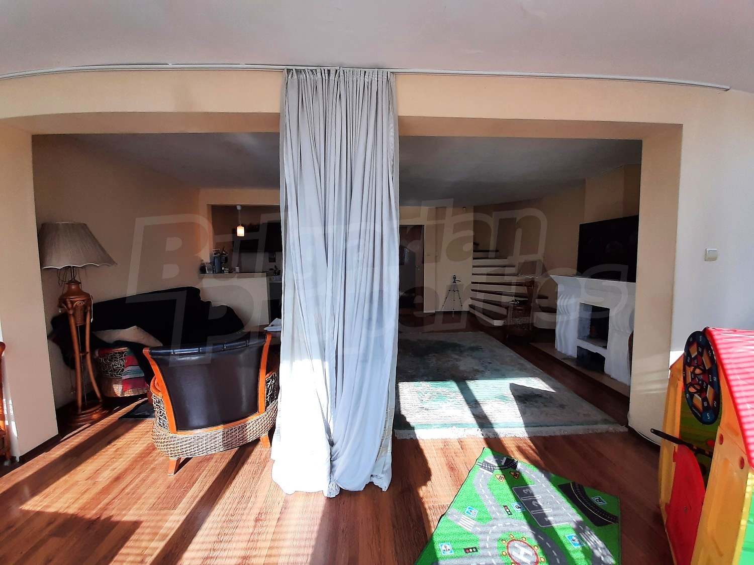 inside, living room, furnished