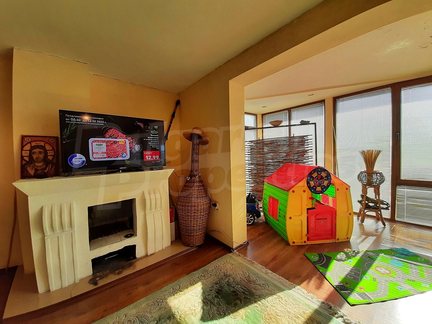 inside, living room, furnished