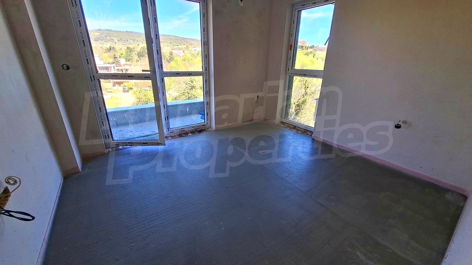 inside, view from balcony