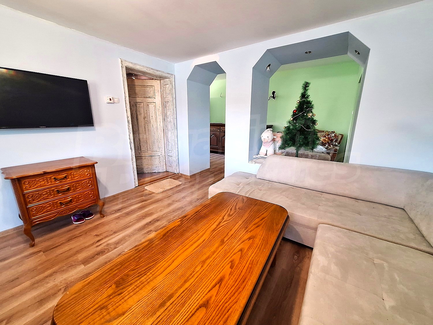 inside, living room, furnished