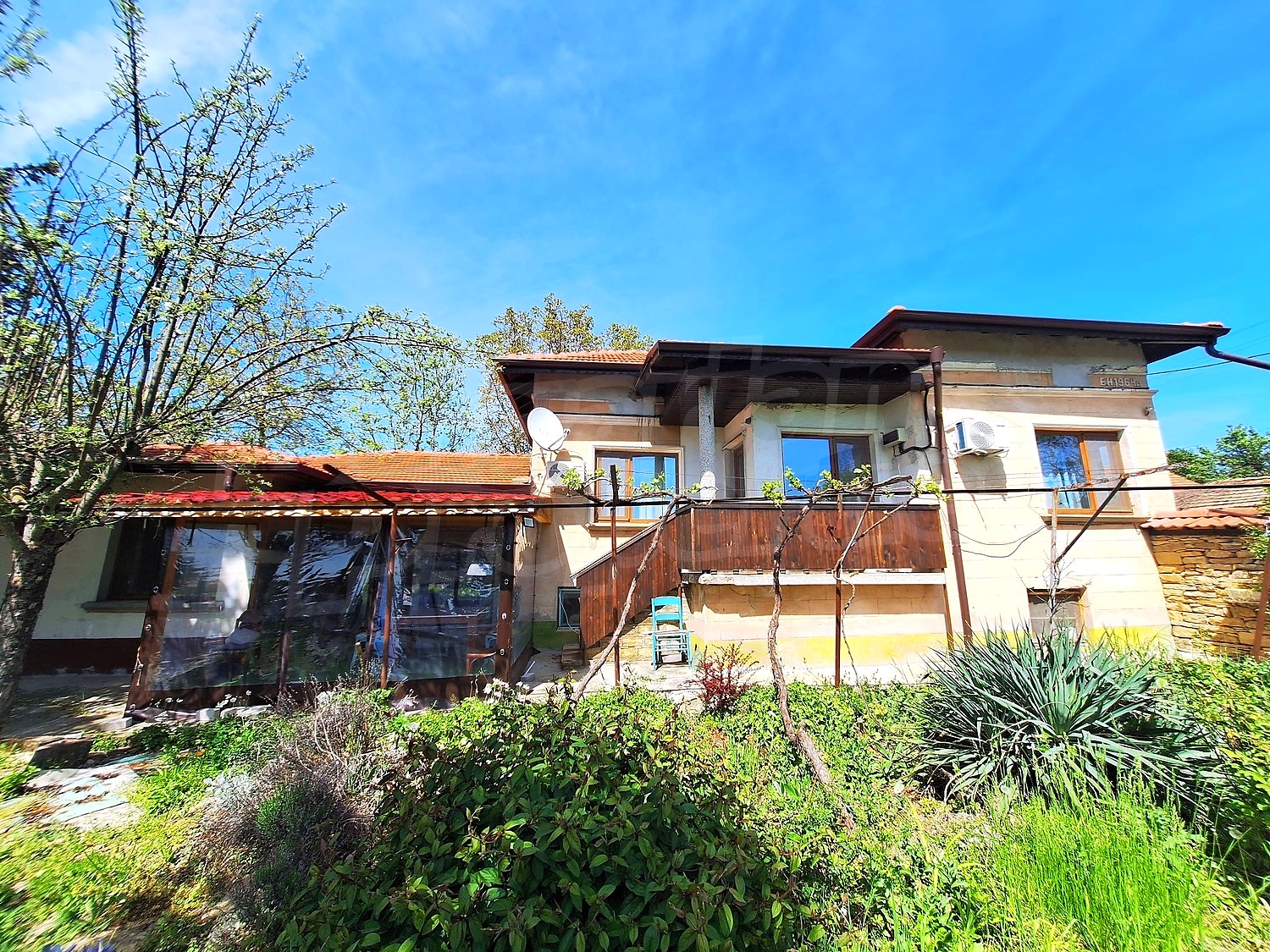 facade, garden, outside
