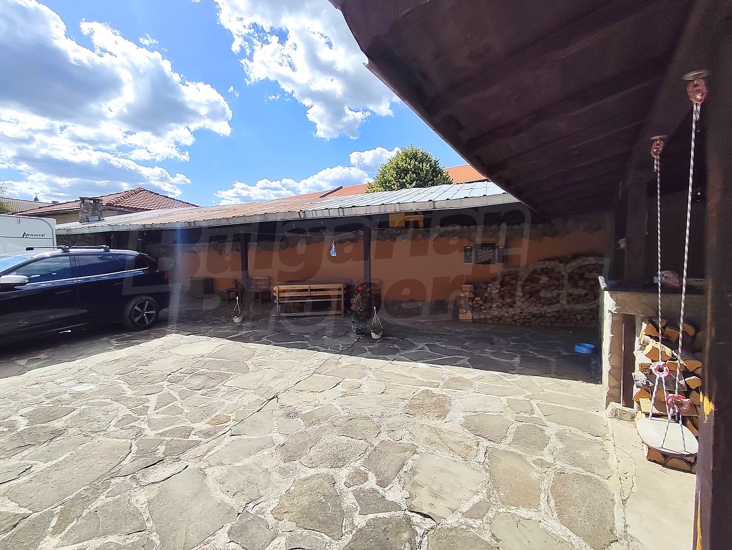 outside, parking, garden
