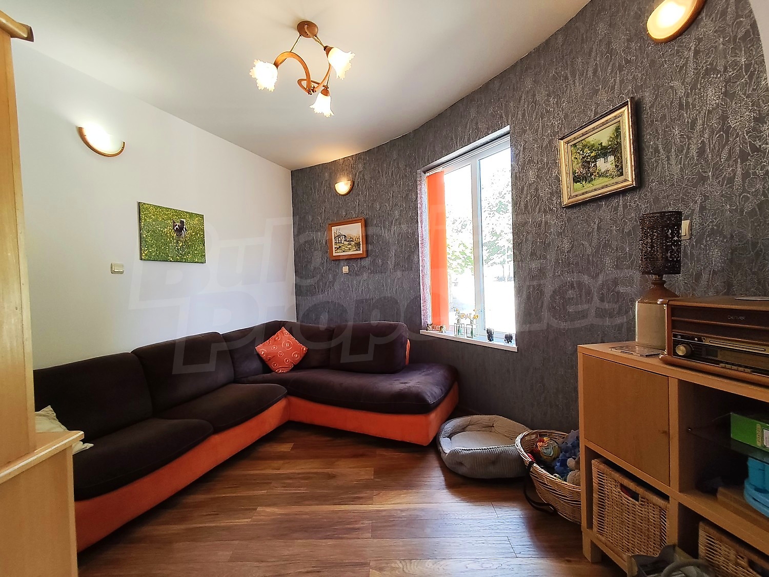 inside, living room, furnished