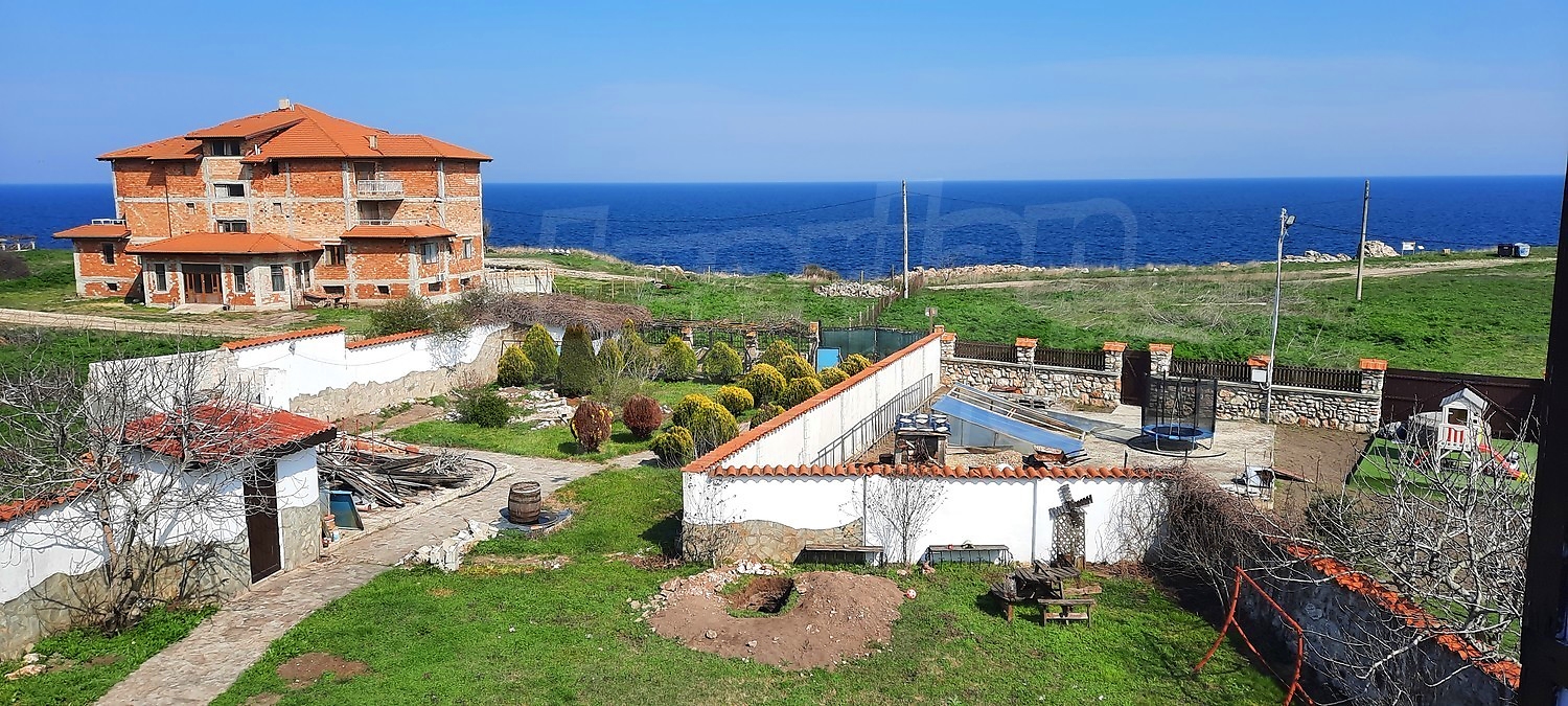outside, garden, sea, view from balcony