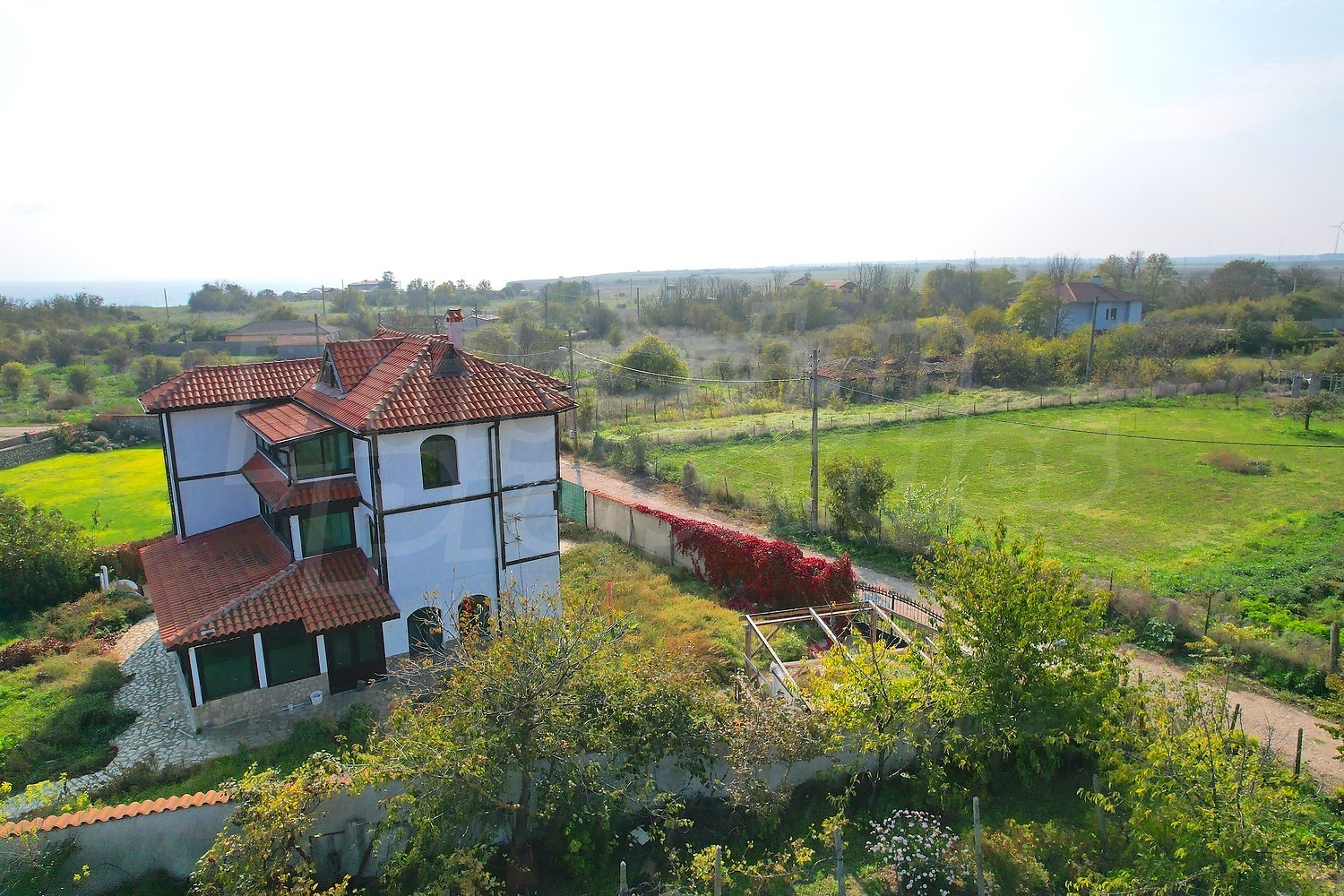 outside, facade, garden, green area