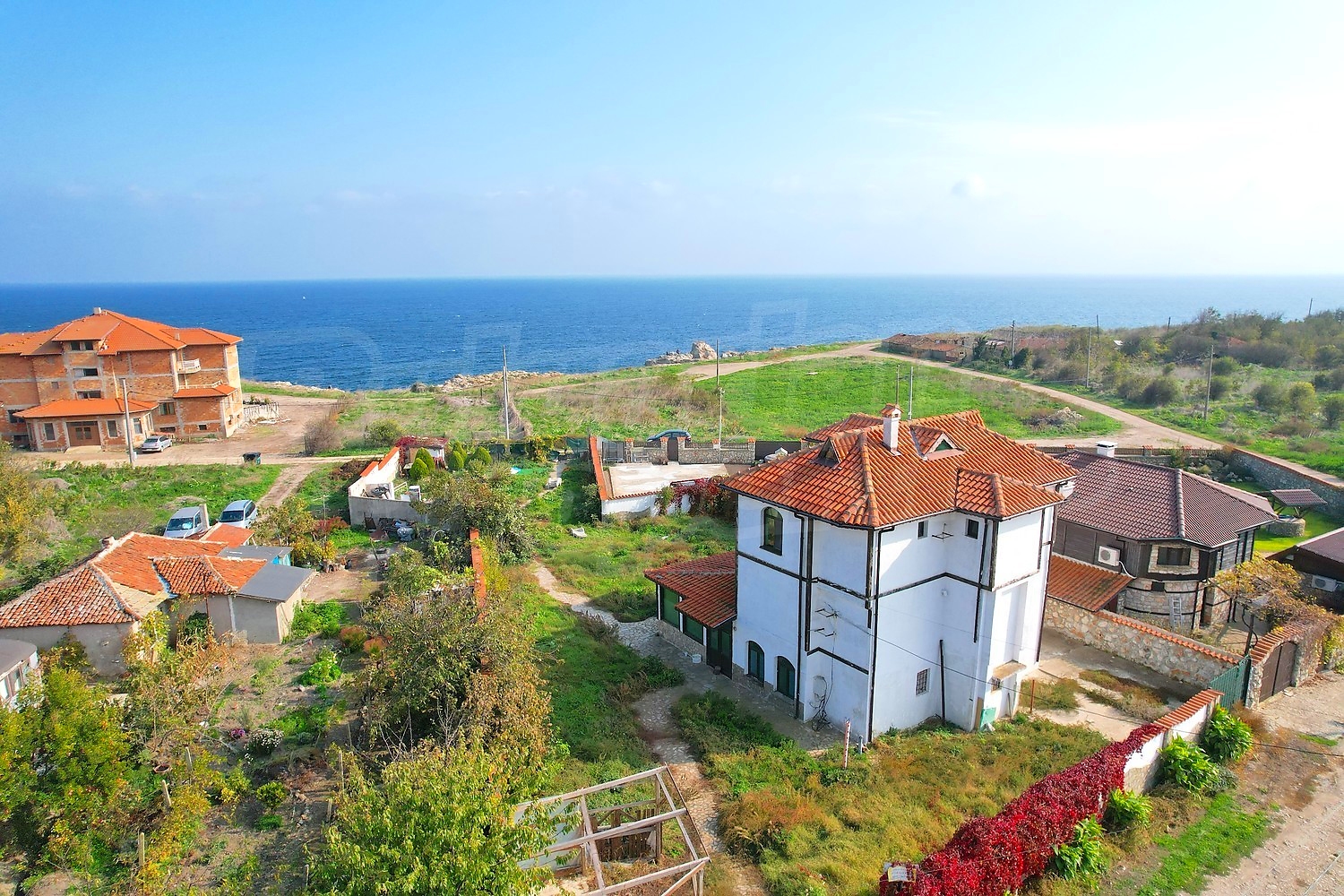 outside, sea, garden, facade