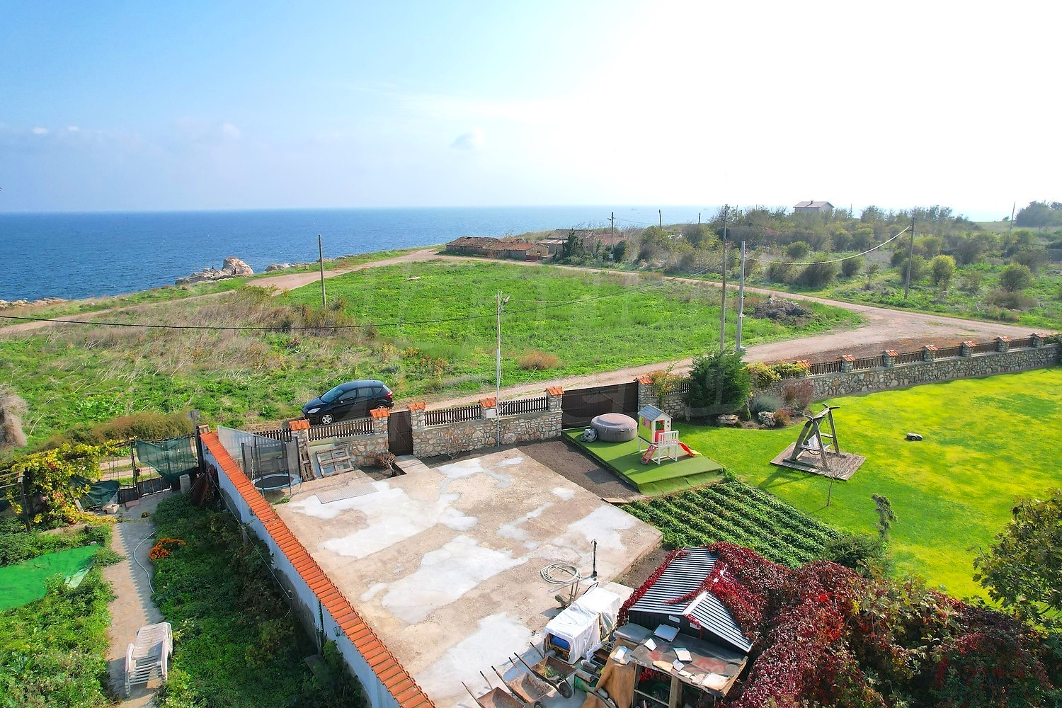outside, sea, green area, garden