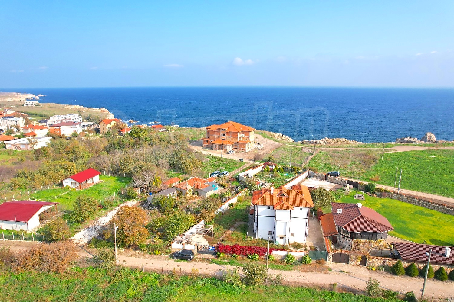 outside, sea, green area