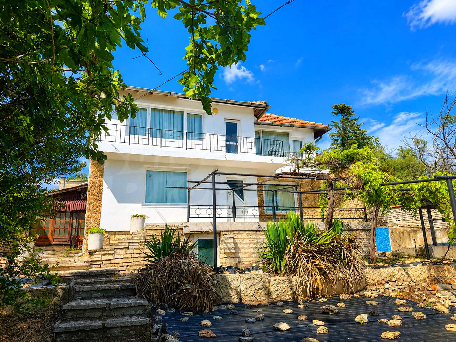 outside, sea, garden