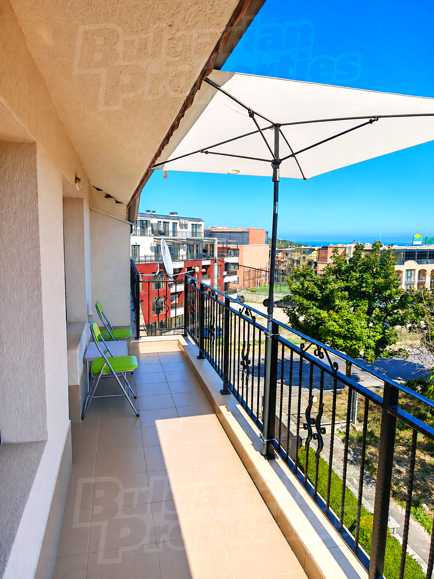 balcony, outside, view from balcony
