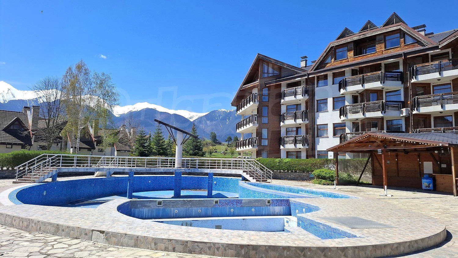 outside, pool, mountain, facade