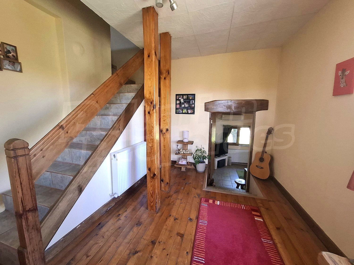 inside, stairs, furnished