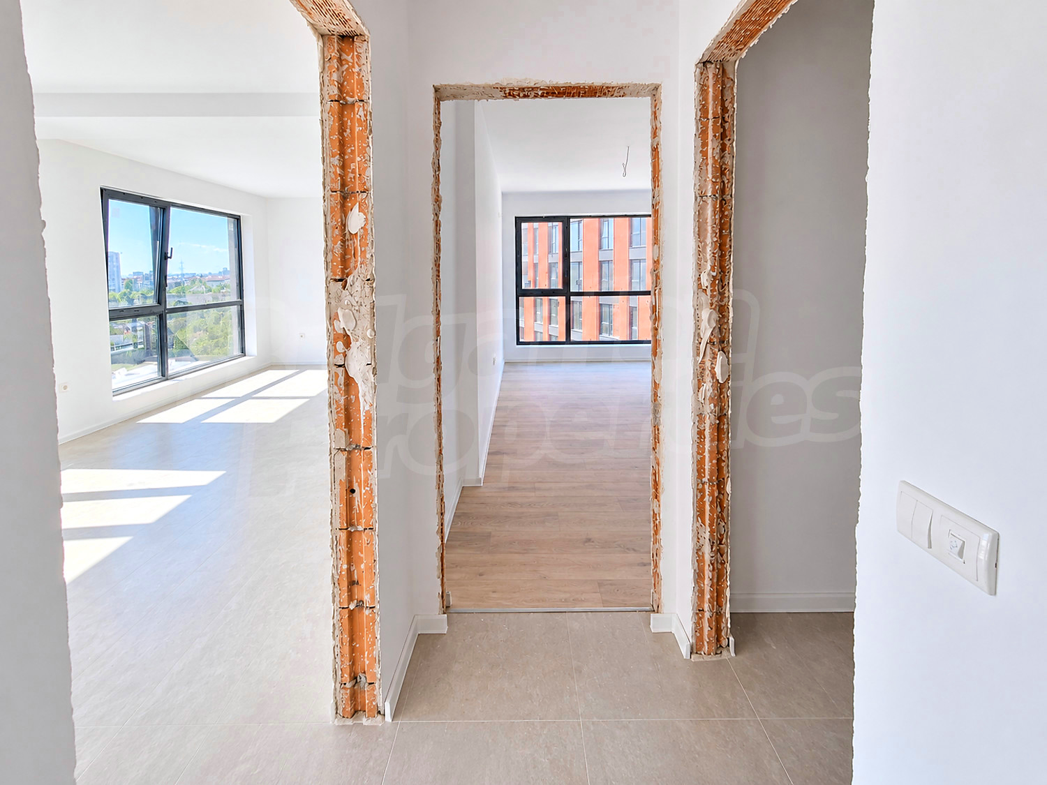 inside, hallway, living room