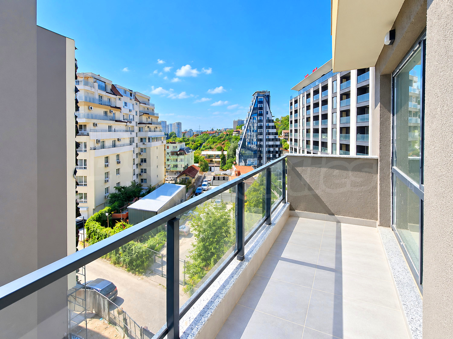 balcony, outside, view from balcony