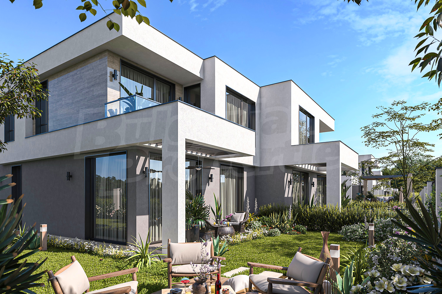 outside, garden, facade, balcony