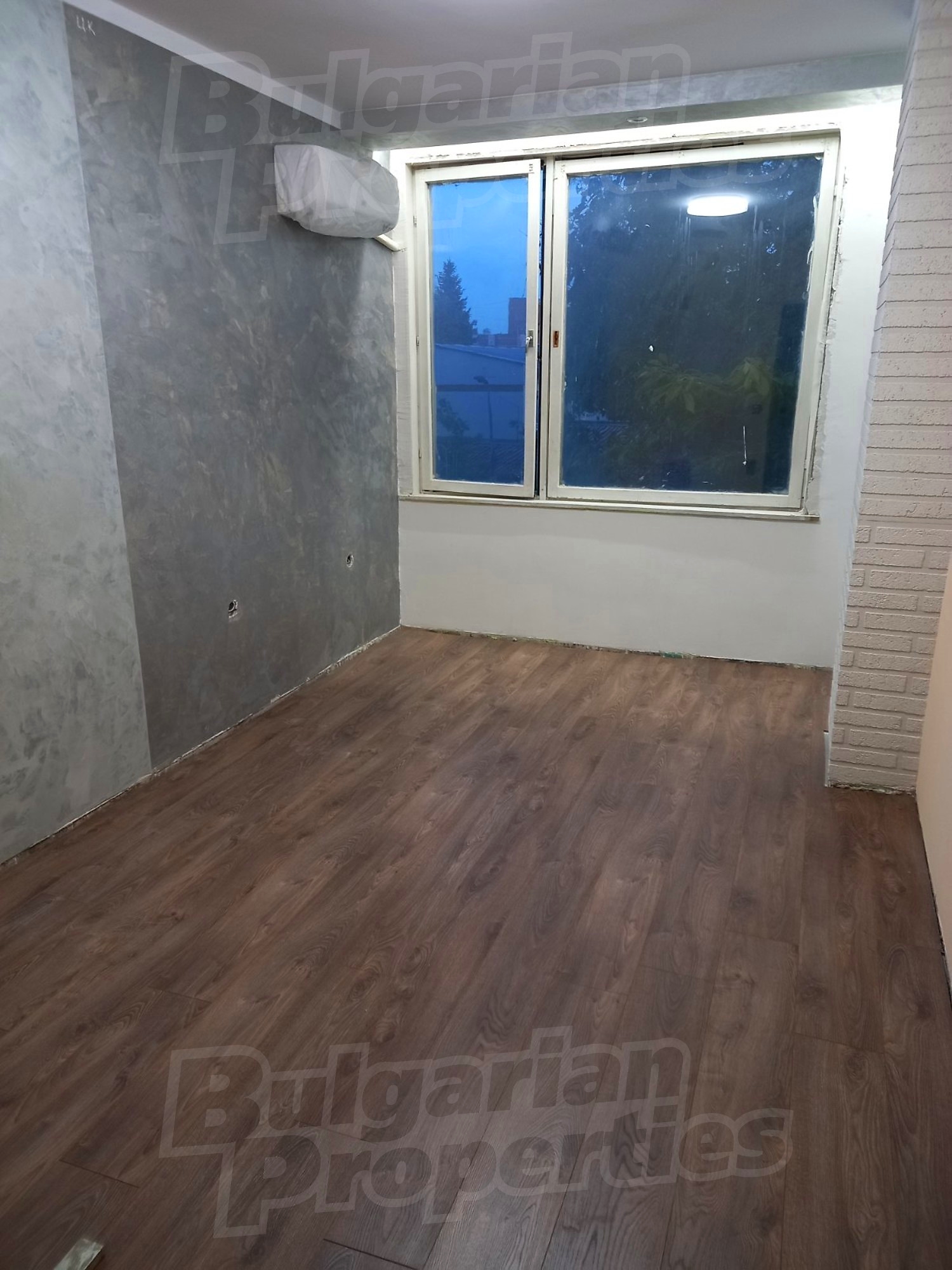 inside, unfurnished