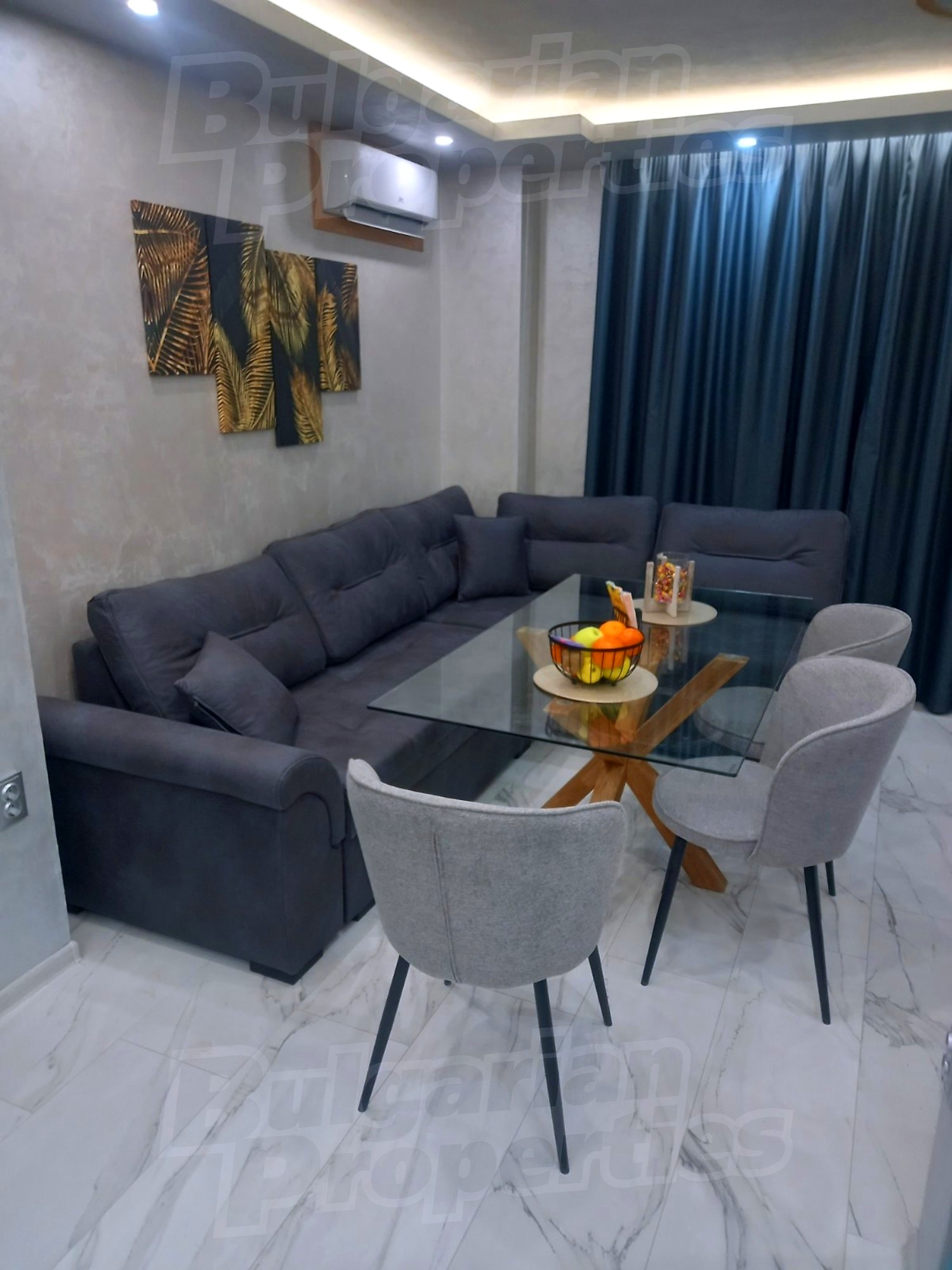 inside, living room, furnished