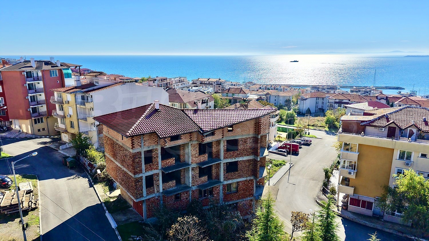outside, sea, facade