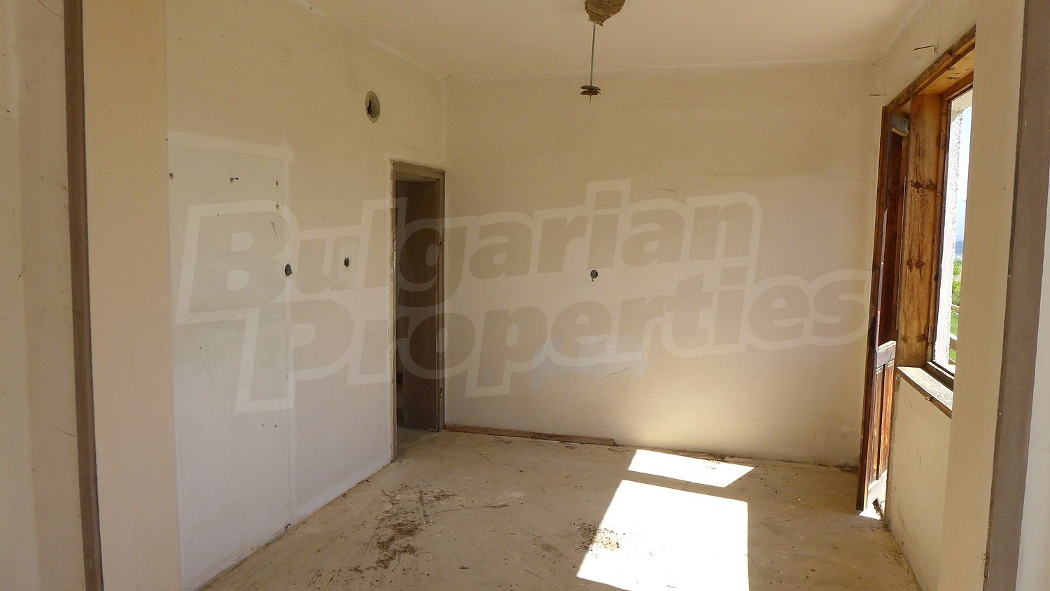 inside, unfurnished